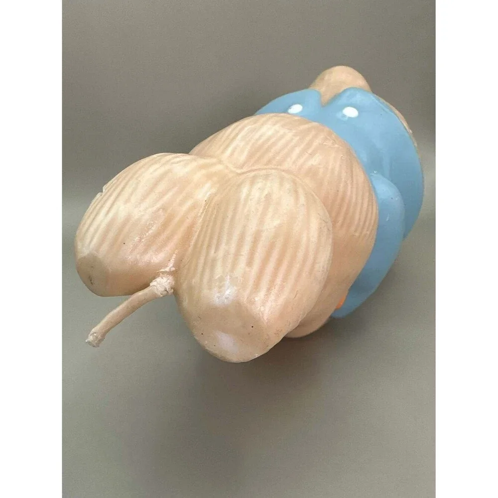 Vintage Avon Bunny Patch Easter Rabbit Candle with Carrot